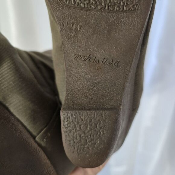 Vintage 1960s 70s Ski Snow Winter Boots Mod Boho US 6 Quilted Corduroy USA Women - Picture 9 of 14